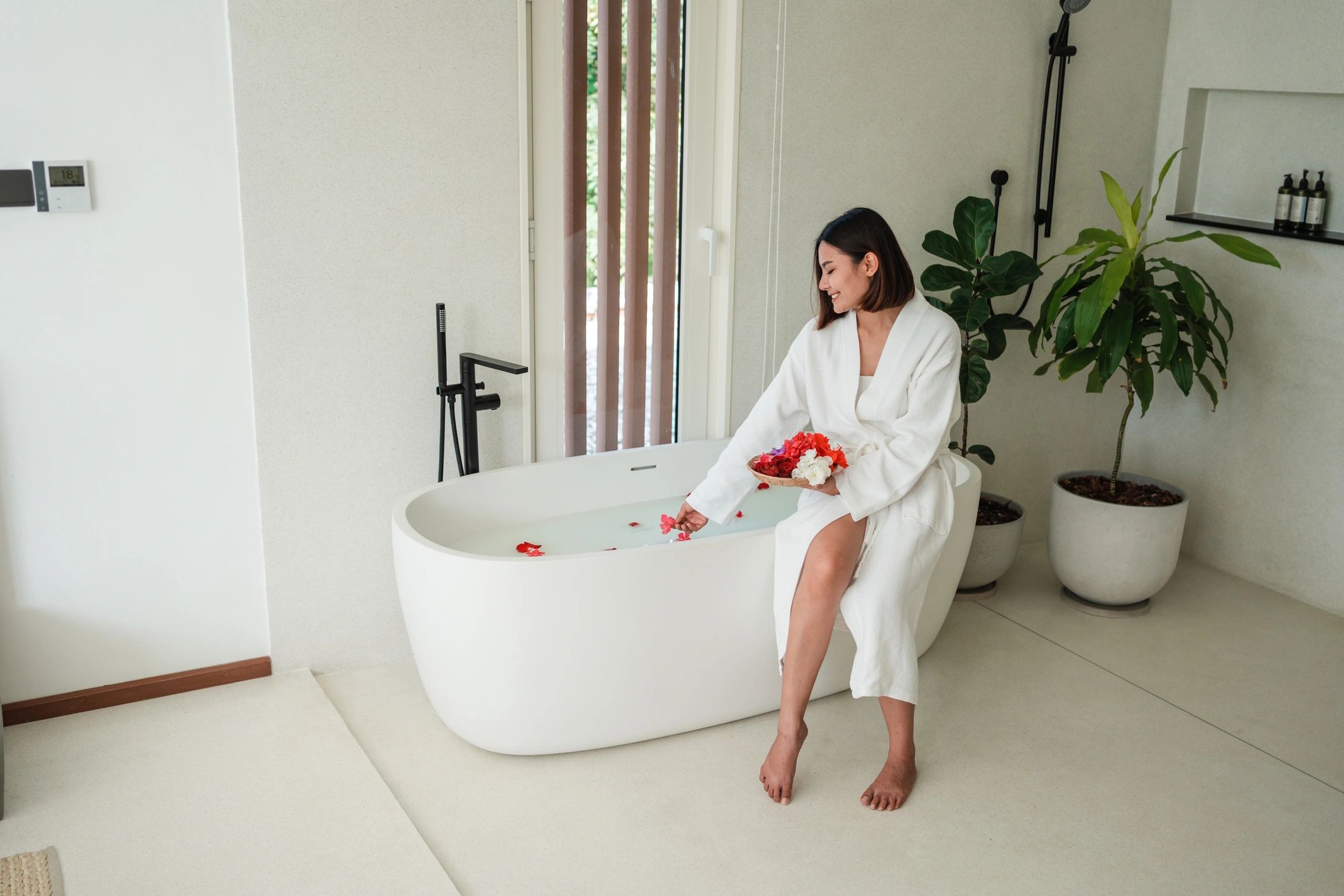 Client enjoying a relaxing skincare spa experience